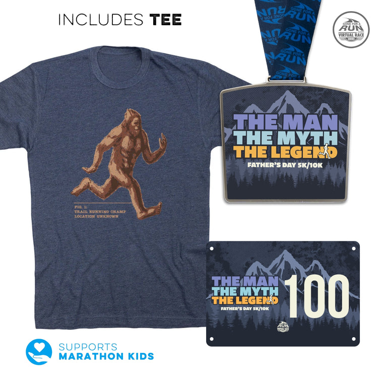 Virtual Race - The Man, The Myth, The Legend - Father's Day 5K/10K