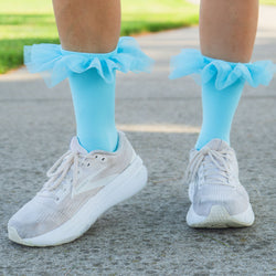Tutu Mid-Calf Socks - Blue