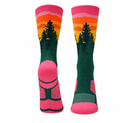 Running Mid-Calf Sock - Sunset Runner