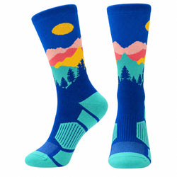 Running Mid-Calf Sock - Canyon Color Run
