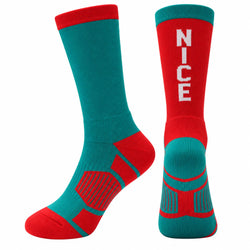 Running Mid-Calf Sock - Naughty or Nice