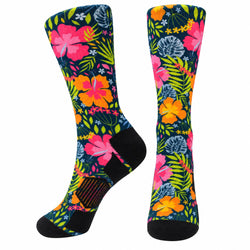 Running Mid-Calf Sock - Aloha