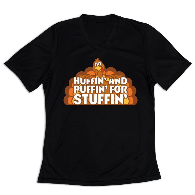 Women's Short Sleeve Tech Tee - Huffin’ & Puffin’ for Stuffin’
