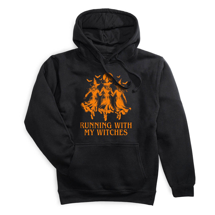 Statement Fleece Hoodie - Running With My Witches