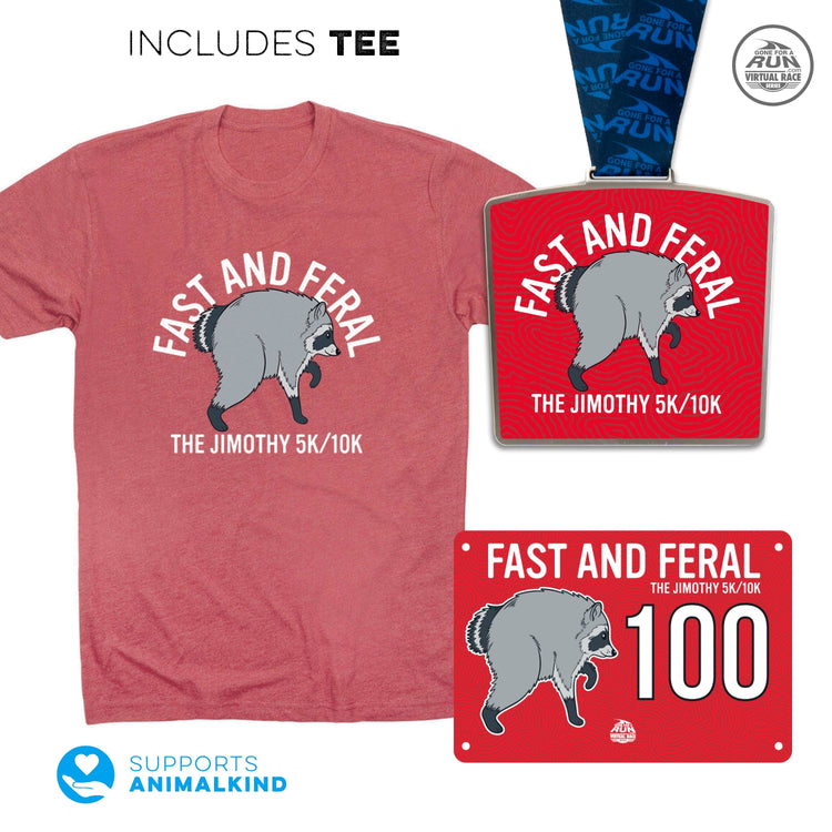 Virtual Race - Fast & Feral - The Jimothy 5K/10K