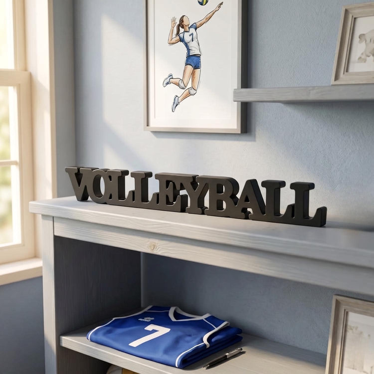 Volleyball Wood Words