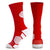 Volleyball Woven Mid-Calf Socks - Superelite (Red/White)