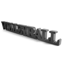 Volleyball Wood Words Ready For Team To Autograph