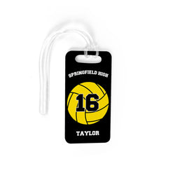 Volleyball Bag/Luggage Tag - Personalized Volleyball Team