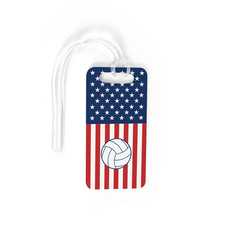 Volleyball Bag/Luggage Tag - USA Girl