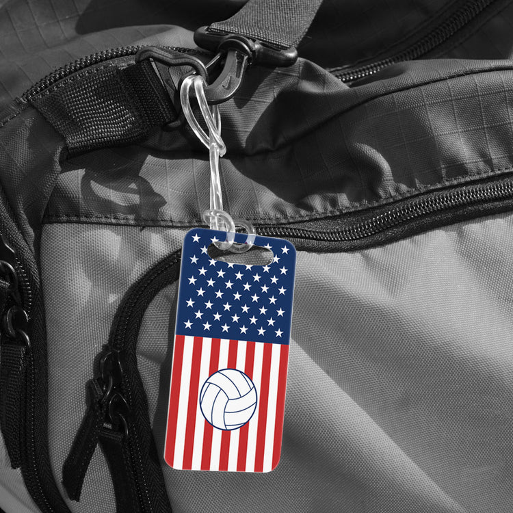 Volleyball Bag/Luggage Tag - USA Girl