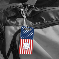 Volleyball Bag/Luggage Tag - USA Girl