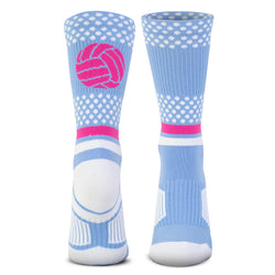 Volleyball Woven Mid-Calf Sock Set - Bump Set Spike