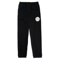 Volleyball Fleece Sweatpants - Volleyball Icon [Black/Youth X-Large] - SS
