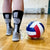 Volleyball Woven Mid-Calf Socks - Superelite (Black/White)