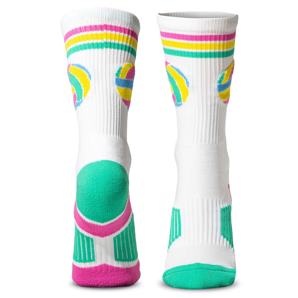 Volleyball Mid-Calf Sock - Retro Ball