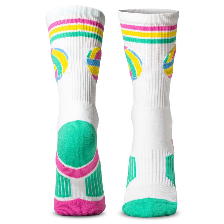 Volleyball Mid-Calf Sock - Retro Ball