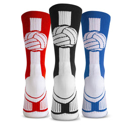 Volleyball Woven Mid-Calf Sock Set - Ace