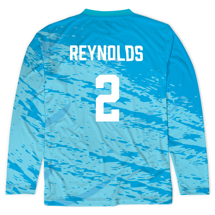 Custom Team Long Sleeve Velocitee T-Shirt  - Volleyball