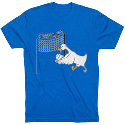 Volleyball Short Sleeve T-Shirt - Goosebumps [Adult X-Small/Royal] - SS