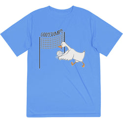 Volleyball Short Sleeve Performance Tee - Goosebumps [Adult X-Large/Light Blue] - SS