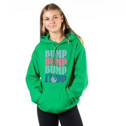 Volleyball Hooded Sweatshirt - Bump Bump Bump It Up