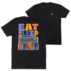 Volleyball Short Sleeve T-Shirt - Volley All Day (Back Design) 