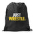 Wrestling Sport Pack Cinch Sack Just Wrestle [Black] -SS