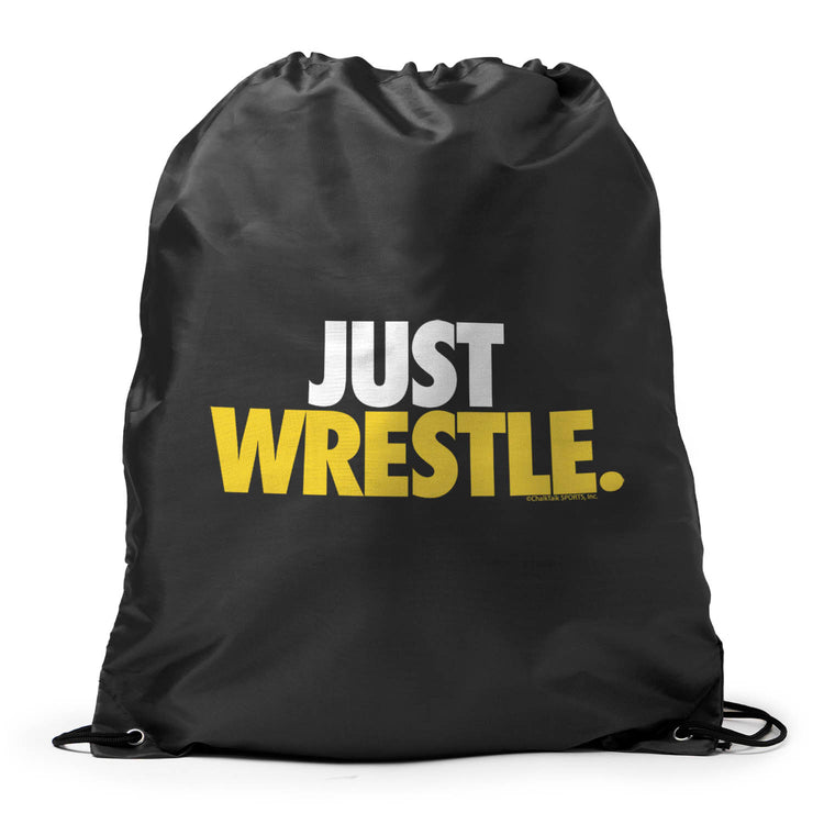 Wrestling Sport Pack Cinch Sack Just Wrestle [Black] -SS