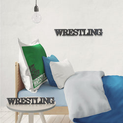Wrestling Ready For Team Autograph Wood Words