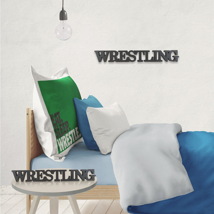 Wrestling Ready For Team Autograph Wood Words