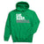 Wrestling Hooded Sweatshirt - Eat Sleep Wrestle (Stack) [Adult Large/Green] - SS