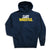 Wrestling Hooded Sweatshirt - Just Wrestle [Youth Small/Navy] - SS