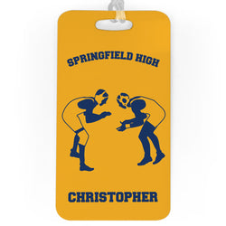 Wrestling Bag/Luggage Tag - Personalized Wrestling Team Wrestlers