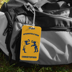 Wrestling Bag/Luggage Tag - Personalized Wrestling Team Wrestlers