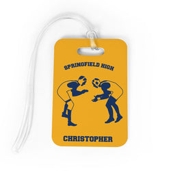 Wrestling Bag/Luggage Tag - Personalized Wrestling Team Wrestlers