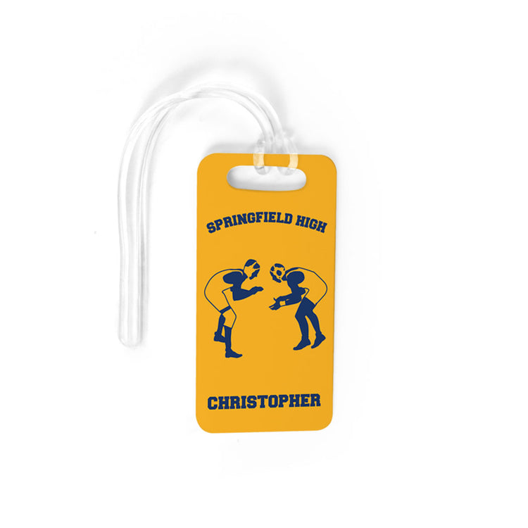 Wrestling Bag/Luggage Tag - Personalized Wrestling Team Wrestlers