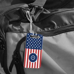 Wrestling Bag/Luggage Tag - USA