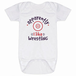 Wrestling Baby One-Piece - Apparently, I Like Wrestling