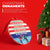 Wrestling Round Ceramic Ornament - Jingle All the Way