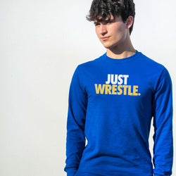 Wrestling Tshirt Long Sleeve - Just Wrestle