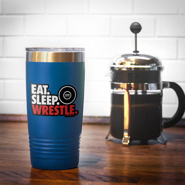 Wrestling Sticker - Eat Sleep Wrestle