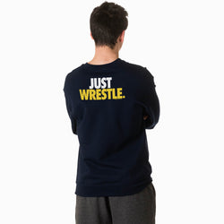 Wrestling Crewneck Sweatshirt - Just Wrestle (Back Design)