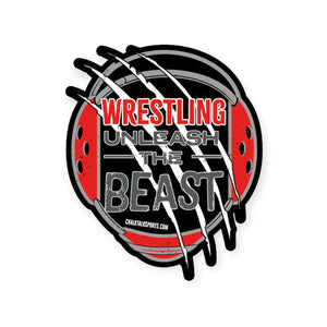 Wrestling Sticker - Unleash The Beast