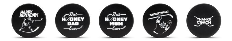 Hockey Pucks Line up