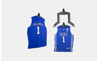 JerseyGenius® The Jersey and Shirt Wall Display Unit  Works for Hockey,  Basketball, Soccer, Football Jerseys and More 