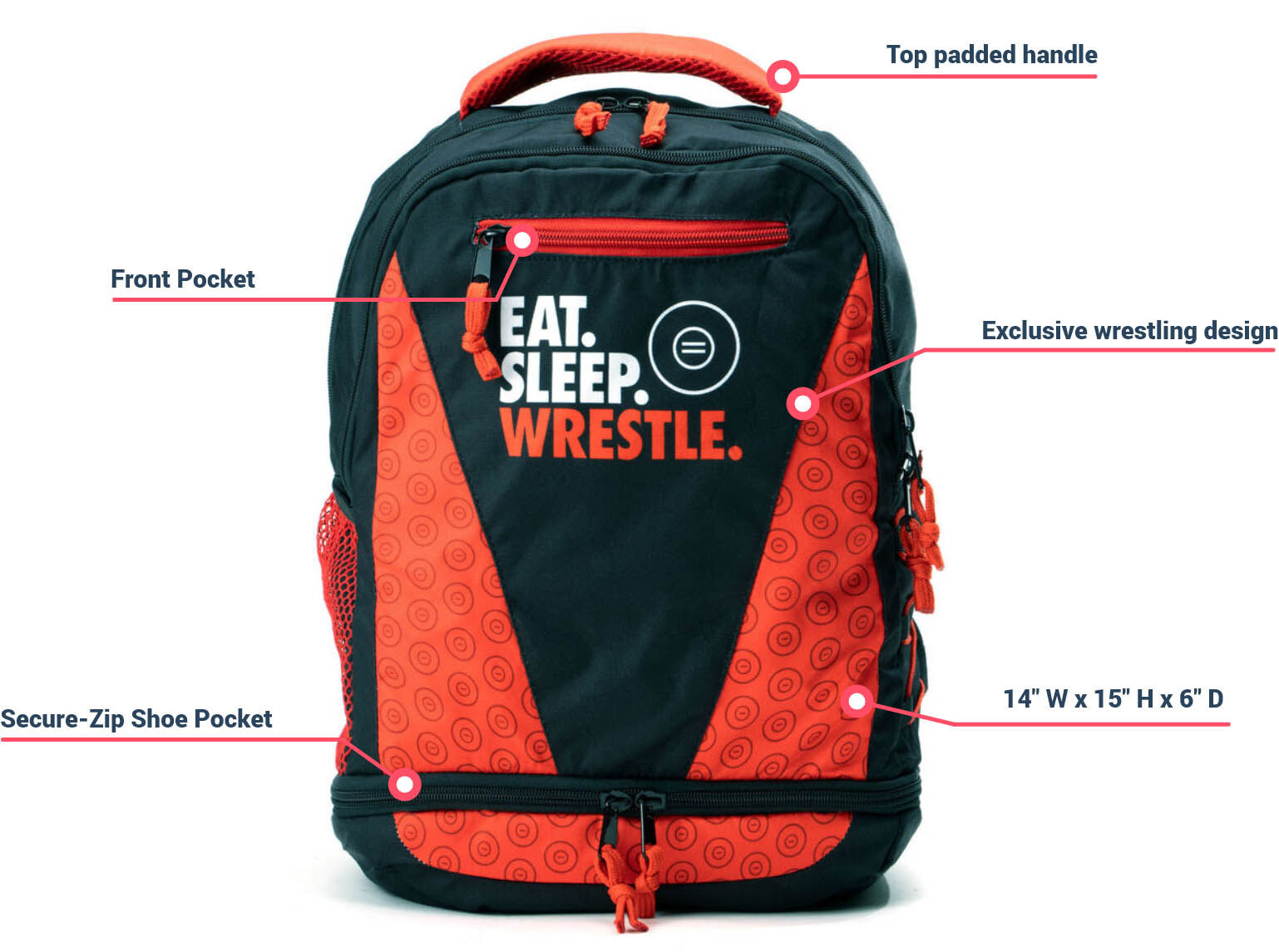 Wrestling bookbag new arrivals