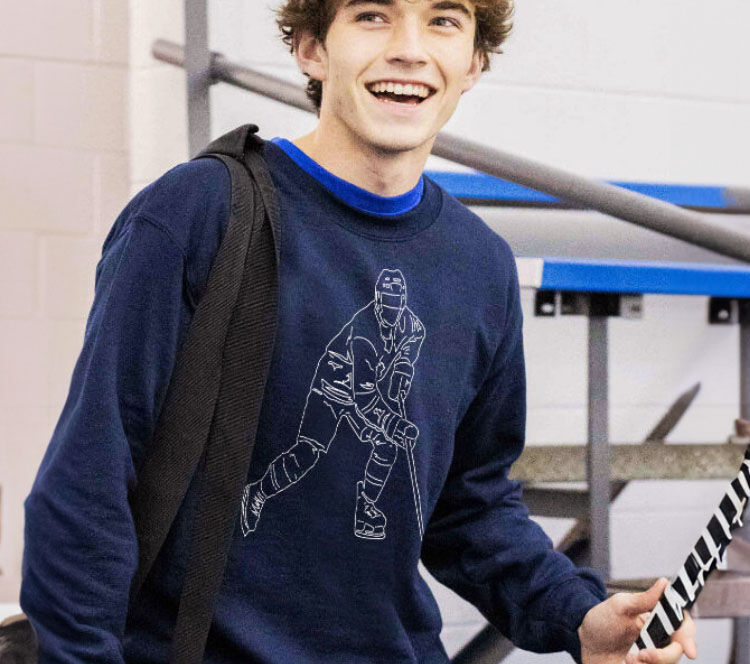 Boys hockey sweatshirts sales