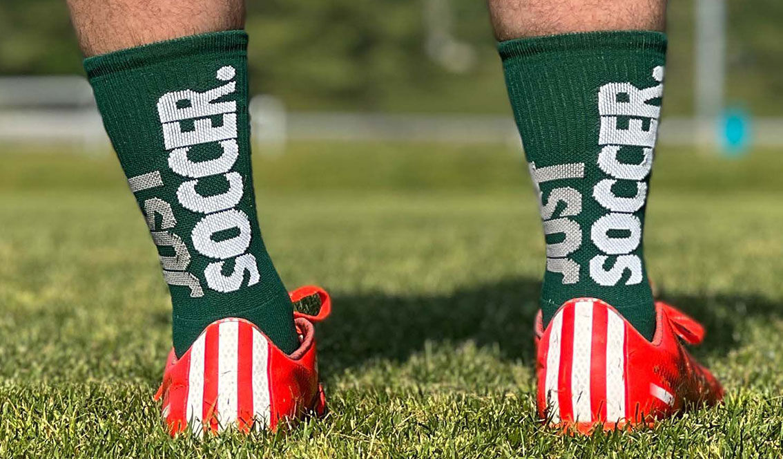 Soccer Woven Mid Calf Socks ChalkTalkSPORTS