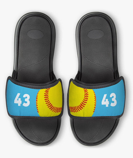 Softball shop slides shoes